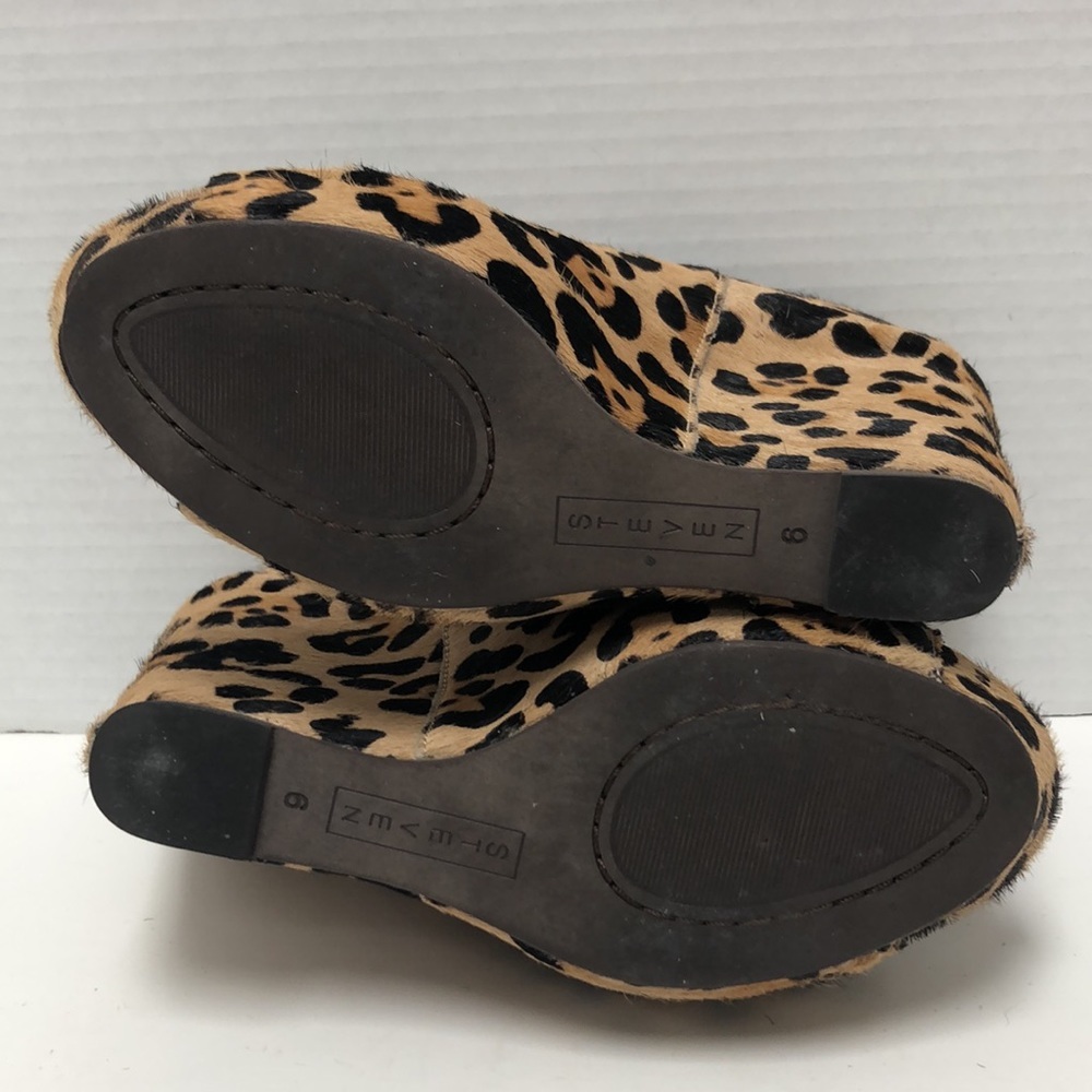 Steven By Steve Madden Cheetah Print Wedge Sandals - image 8